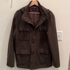 Banana Republic - Recycled Wool, Hooded Jacket